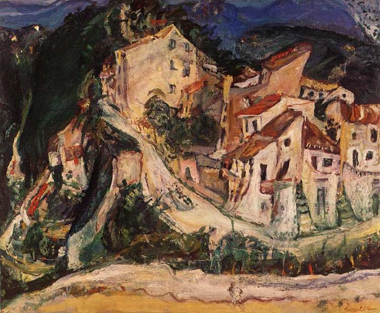 Chaim Soutine Landscape of Cagnes oil painting image